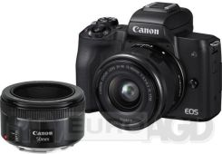 Canon EOS M50 czarny + 15-45mm + 50mm recenzja