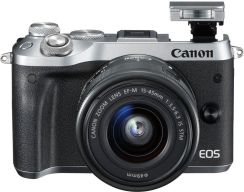 Canon EOS M6 srebrny + 15-45mm recenzja