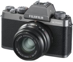 FujiFilm X-T100 srebrny + 15-45mm recenzja