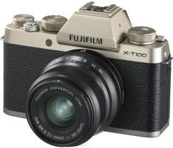 FujiFilm X-T100 złoty + 15-45mm recenzja