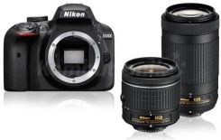 Nikon D3400 Czarny + Nikkor 18-55mm + Nikkor 70-300mm recenzja