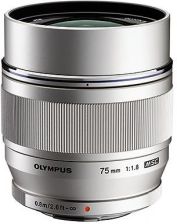 Olympus M.Zuiko Digital ED 75mm f/1.8 Srebrny recenzja