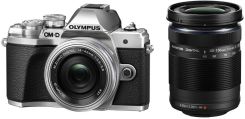 Olympus OM-D E-M10 Mark III srebrny + EZ-M1442EZ srebrny + EZ-M4015 R czarny recenzja