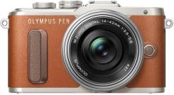 Olympus PEN E-PL8 brązowy + 14-42mm recenzja