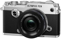 Olympus PEN-F Pancake Zoom Srebrny + EZ-M1442EZ czarny recenzja