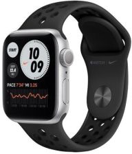 Apple Watch 6 Nike Koperta 40mm Srebrna z Aluminium z Paskiem sportowym Czarnym (M00T3WBA) recenzja