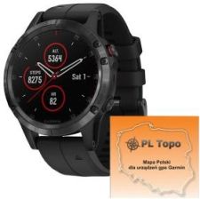 Garmin Fenix 5 Plus Sapphire Czarny Z Czarnym Paskiem Z PL Topo 2018.3 recenzja