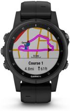 Garmin Fenix 5S Plus Sapphire Czarny Z Czarnym Paskiem (0100198703) recenzja