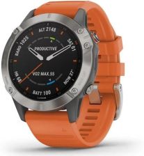 Garmin Fenix 6 Sapphire Tytan Pomarańczowy (0100215814) recenzja