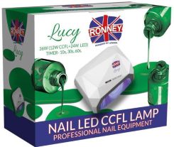 RONNEY LUCY Profesjonalna lampa do paznocki CCFL + LED 38W GYLCL021 ZŁOTA recenzja