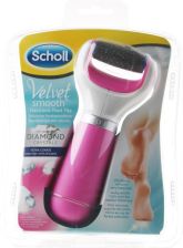 Scholl Velvet Smooth Diamond elektroniczny pilnik do stóp różowy recenzja