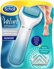 Scholl Velvet Smooth elektroniczny pilnik do stóp z głowicą drobnoziarnistą i szczoteczką złuszczającą recenzja