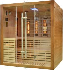 Wooder Sauna infrared z koloroterapią EA4R 180x160brązowy recenzja