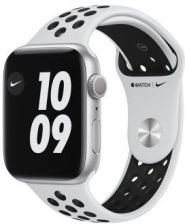 Apple Watch 6 Nike Koperta 44mm Srebrna z Aluminium z Paskiem sportowym Platynowym (MG293DHA) recenzja