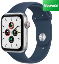 Apple Watch SE Cellular Koperata 44mm Srebrna z Aluminium Z Opaską Sportową Błękitna Toń (MKRY3WBA) recenzja