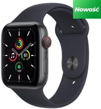 Apple Watch SE Cellular Koperta 44mm Gwiezdna Szarość Z Aluminium Z Opaską Sportową Północ (MKT33WBA) recenzja