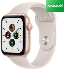 Apple Watch SE Koperta 44mm Złota z Aluminium Z Paskiem Sportowym Księżycowa Poświata (MKQ53WBA) recenzja